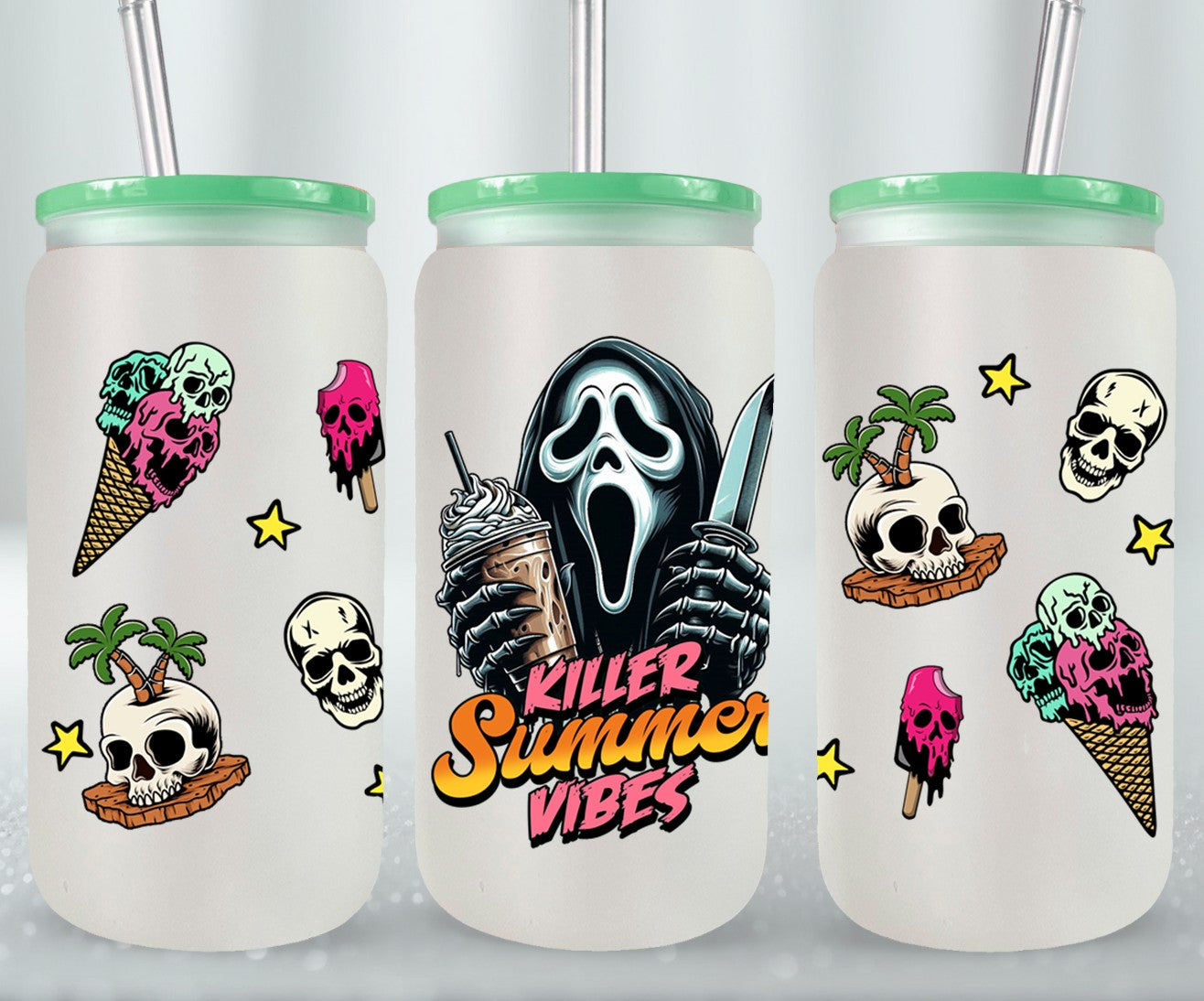 Killer Summer Vibes-10705 - glass can