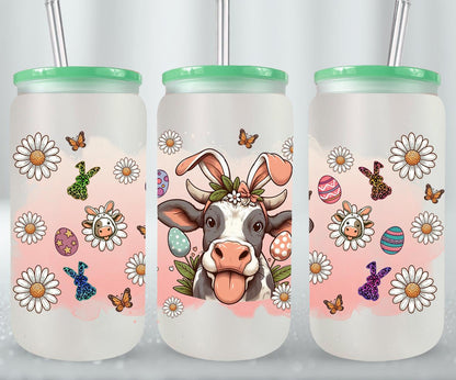 Cow Easter Day-10308 - glass can