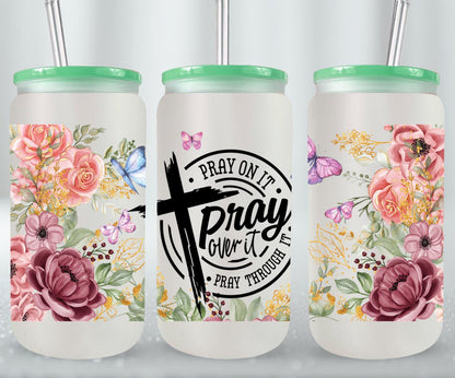 Pray-10222 - glass can
