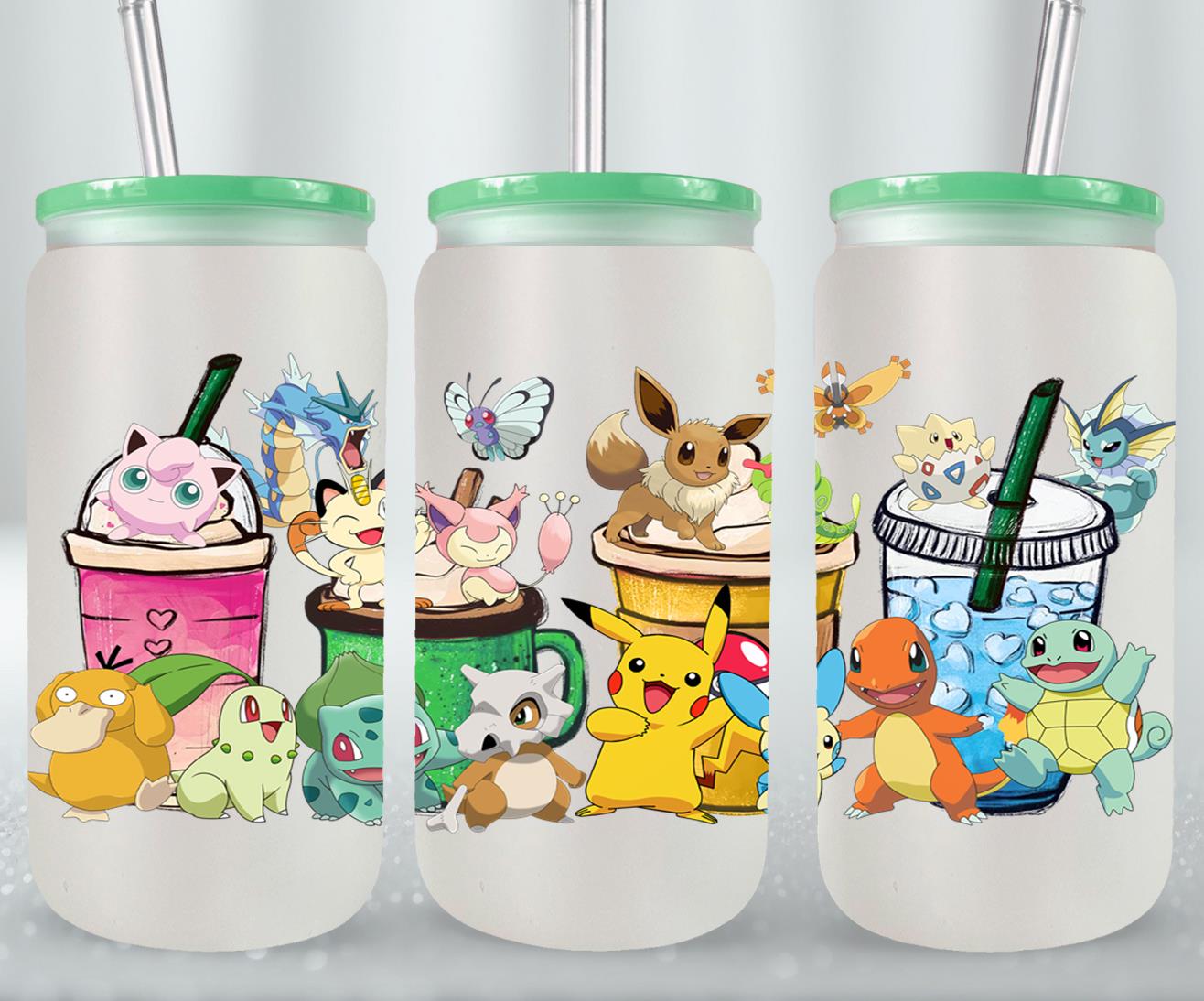 Yellow Electric Rodent - glass can
