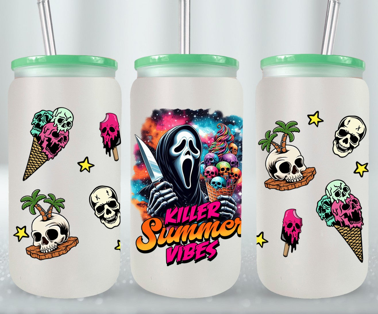 Summer Killer Vibes - glass can