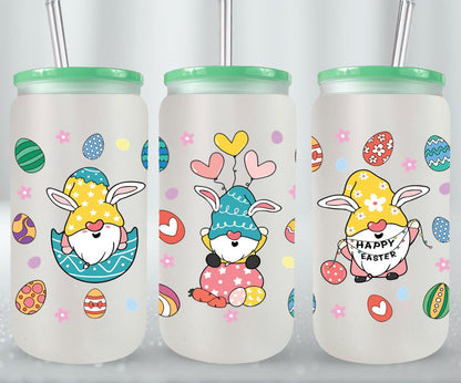 Easter Gnomeo-10326 - glass can