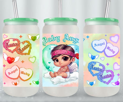 Angel Baby-10117 - glass can