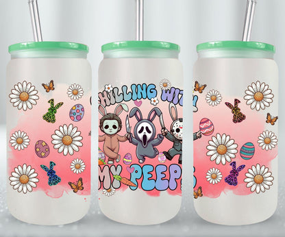 Easter Horror Killer-10330 - glass can