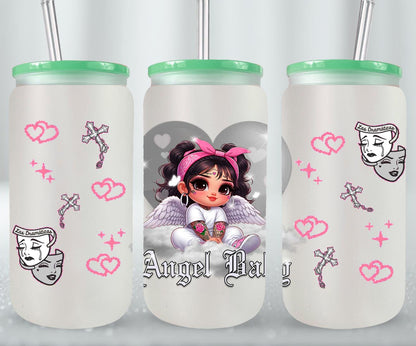 Angel Baby-10124 - glass can