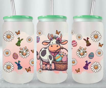 Cow Easter Day-10290 - glass can