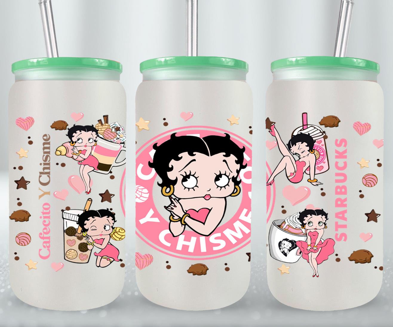 Cafecito y Chisme Sexy Girl-10029 - glass can