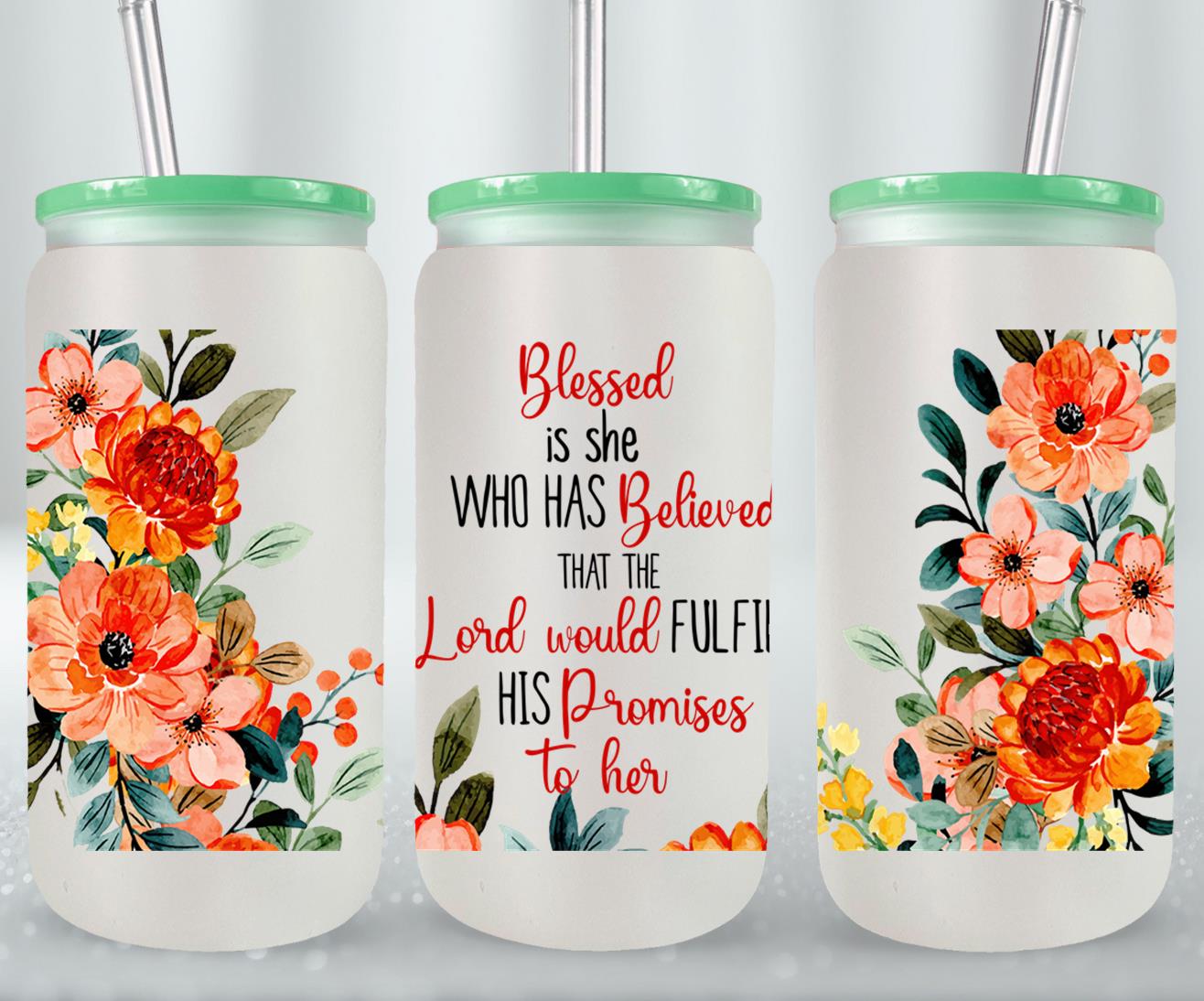 Blessed-10188 - glass can