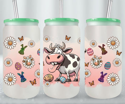 Cow Easter Day-10312 - glass can