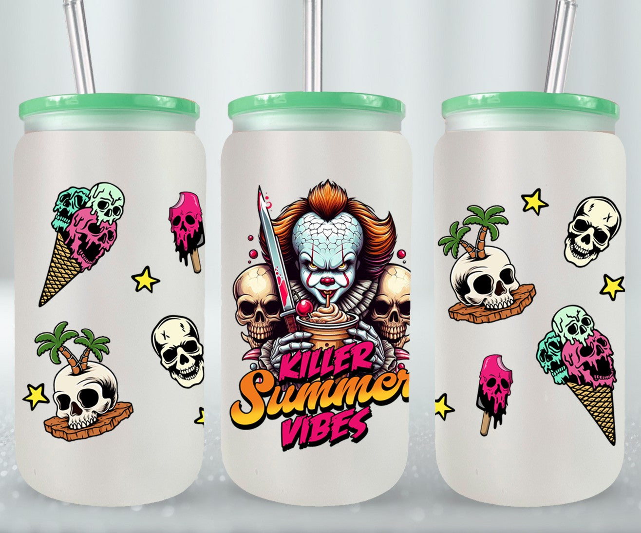 Killer Summer Vibes-10716 - glass can