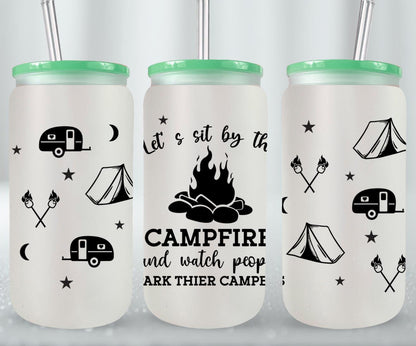 Adventure Camping - glass can