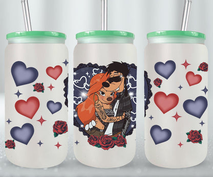 Cholos Cartoon-10161 - glass can