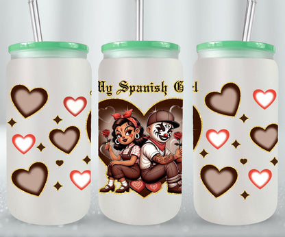 My Spanish Girl-10145 - glass can