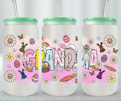 Grandma Easter Day-10355 - glass can