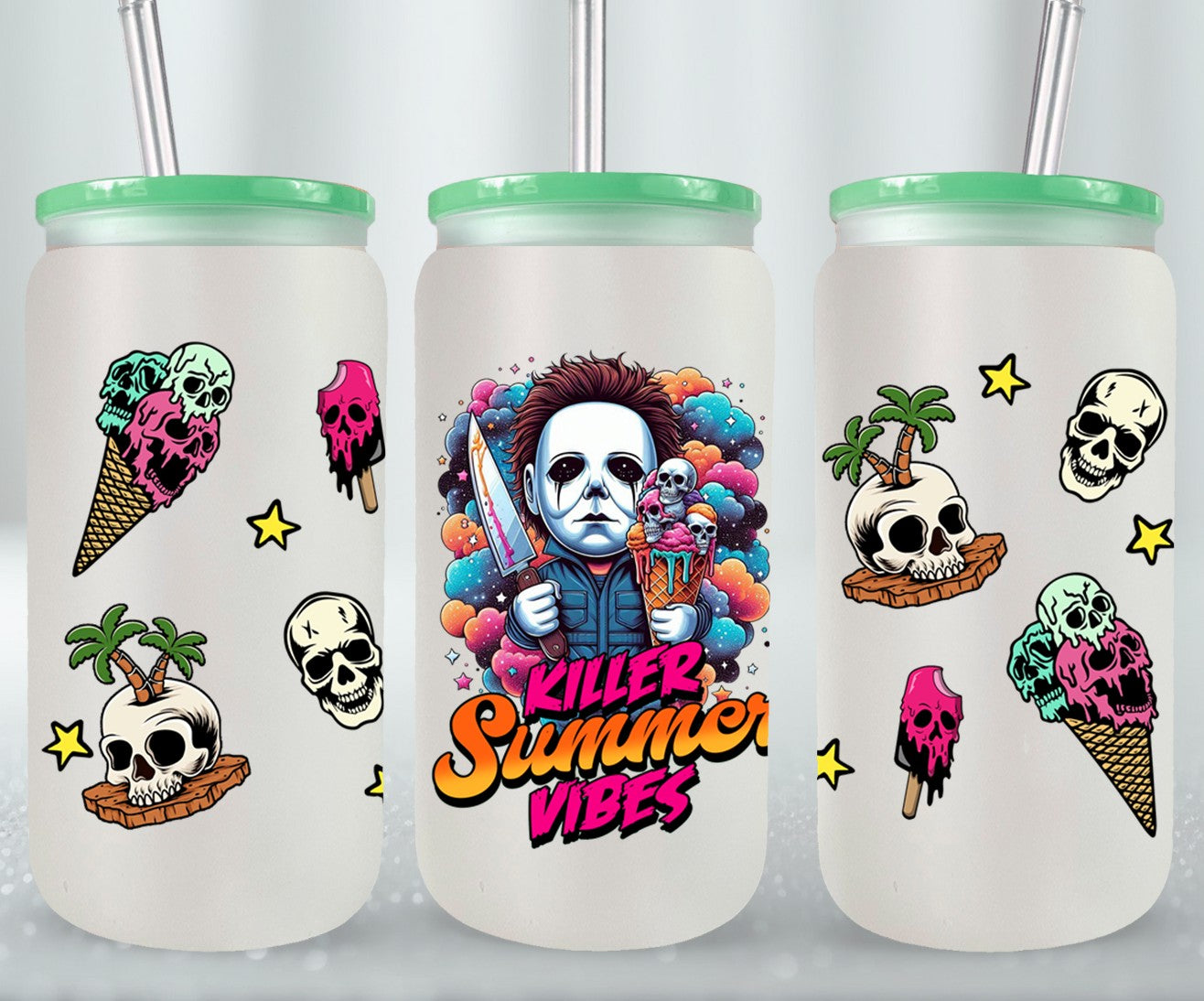 Summer Killer Vibes - glass can