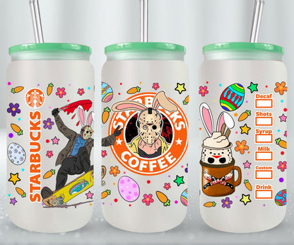 Easter Jason Voorhees-10337 - glass can