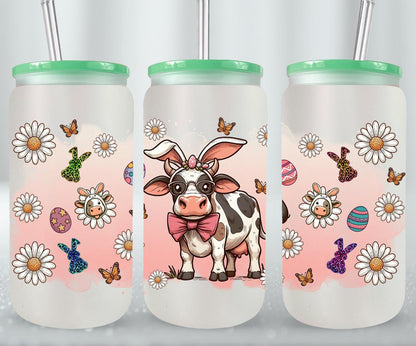 Cow Easter Day-10306 - glass can