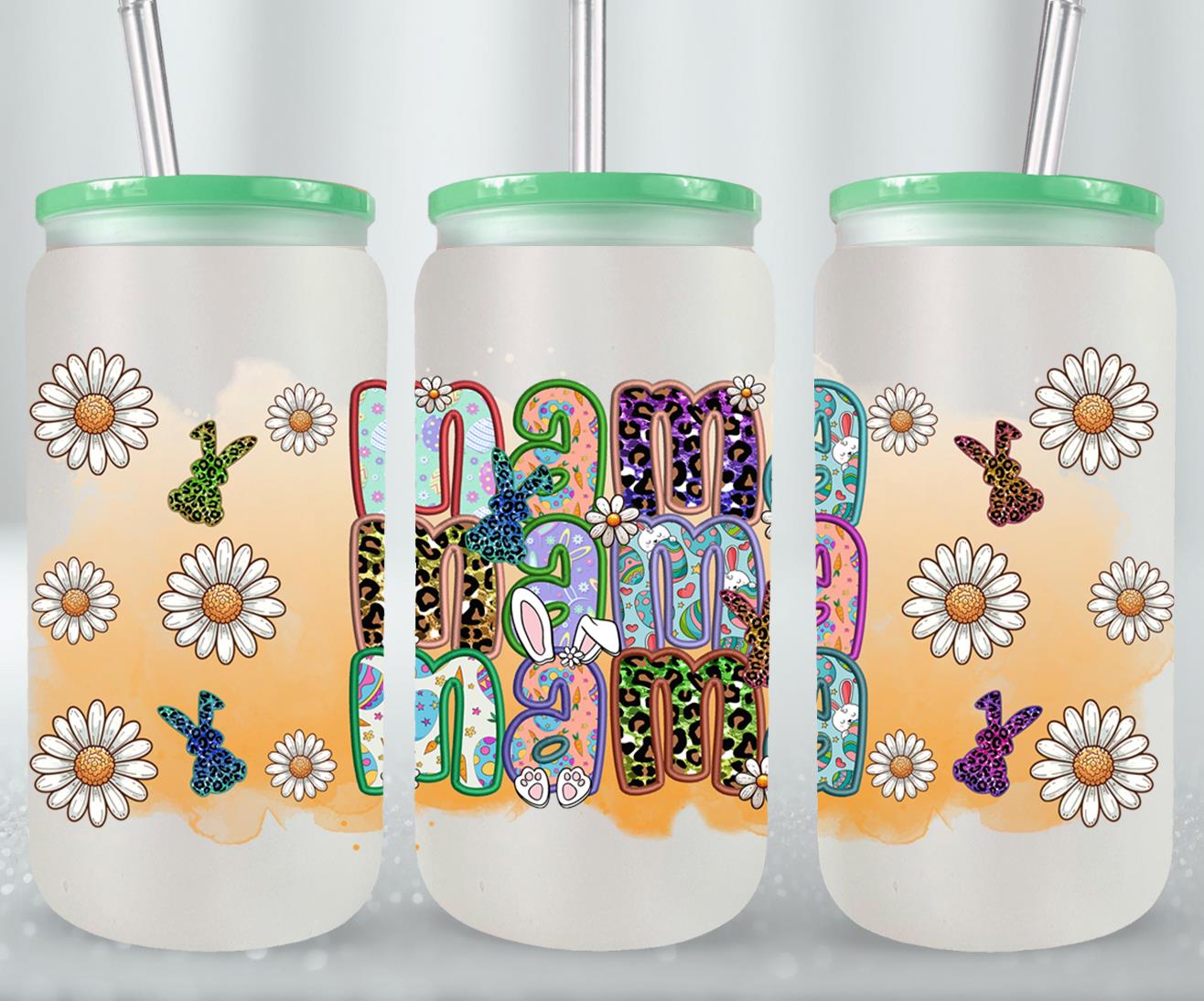 Mama Easter Day-10434 - glass can