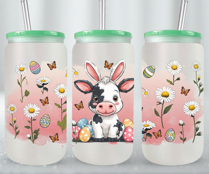 Cow Easter Day-10315 - glass can