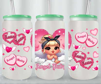 Angel Baby-10116 - glass can