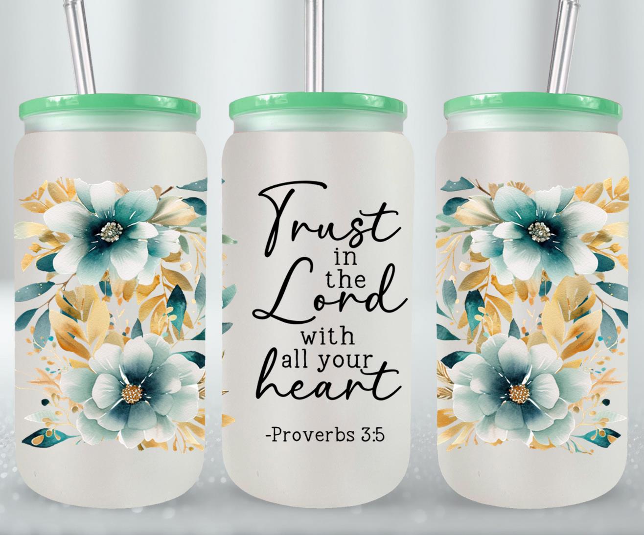 Trust In The Lord-10230 - glass can