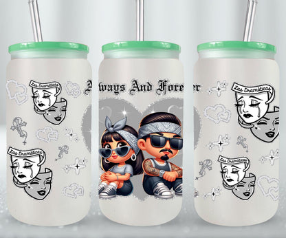 Always and Forever-10109 - glass can