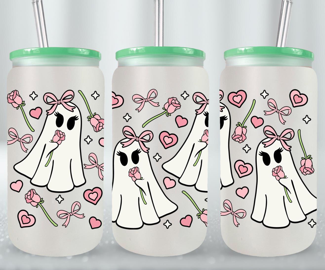 Coquette Ghostie-10251 - glass can