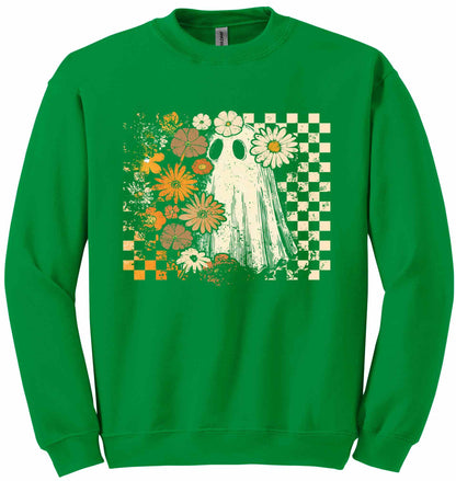 Ghost Trick or Treat Pink - sweatshirt