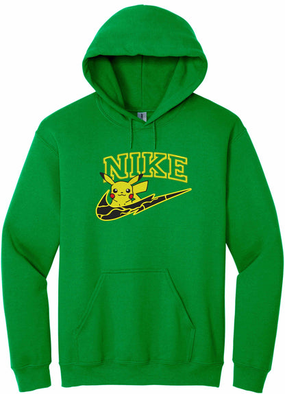 Pikachu Embroidered Logo - hoodie