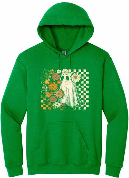 Ghost Trick or Treat Pink - hoodie