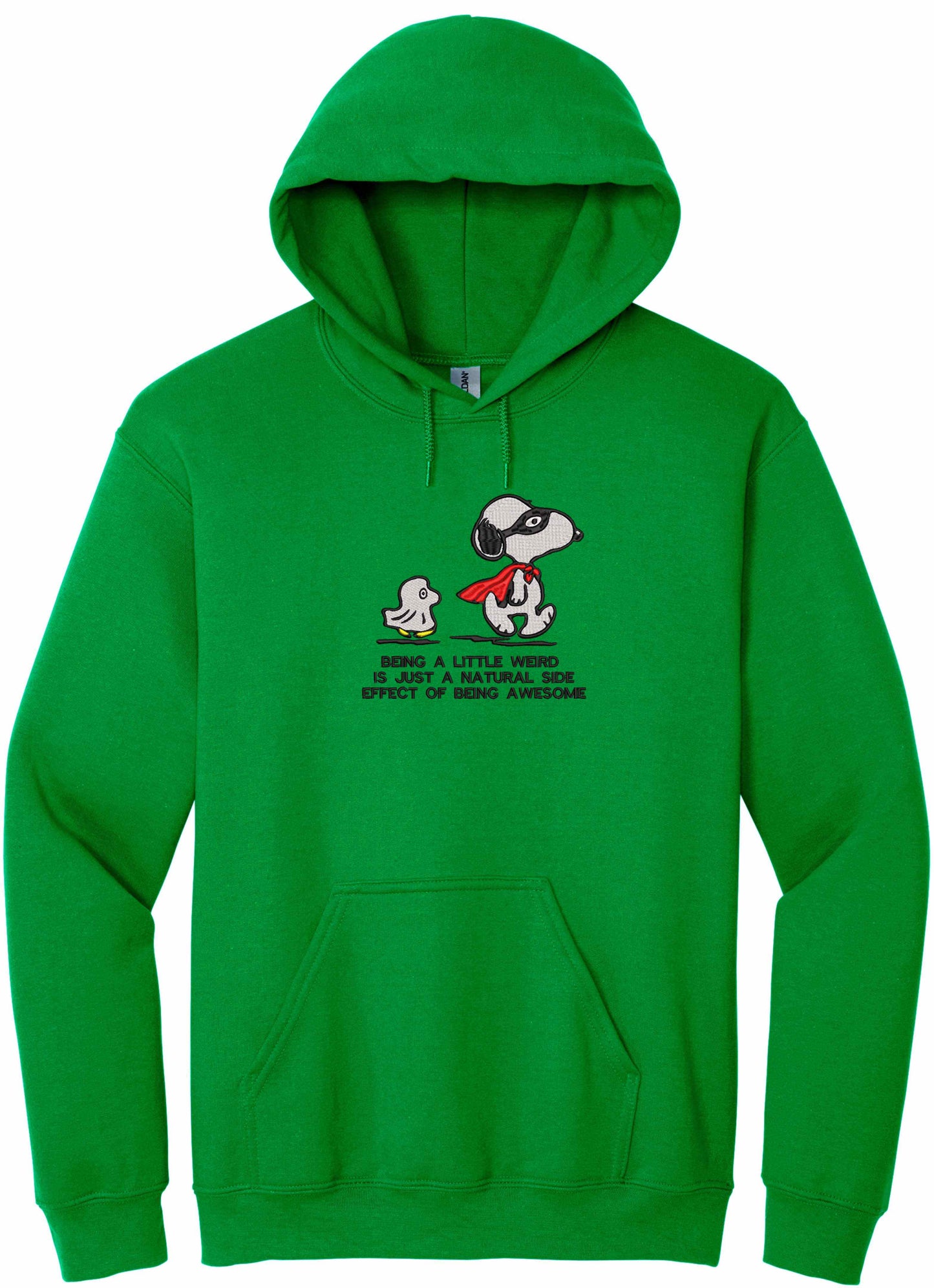 Beautiful positive message Embroidered - hoodie