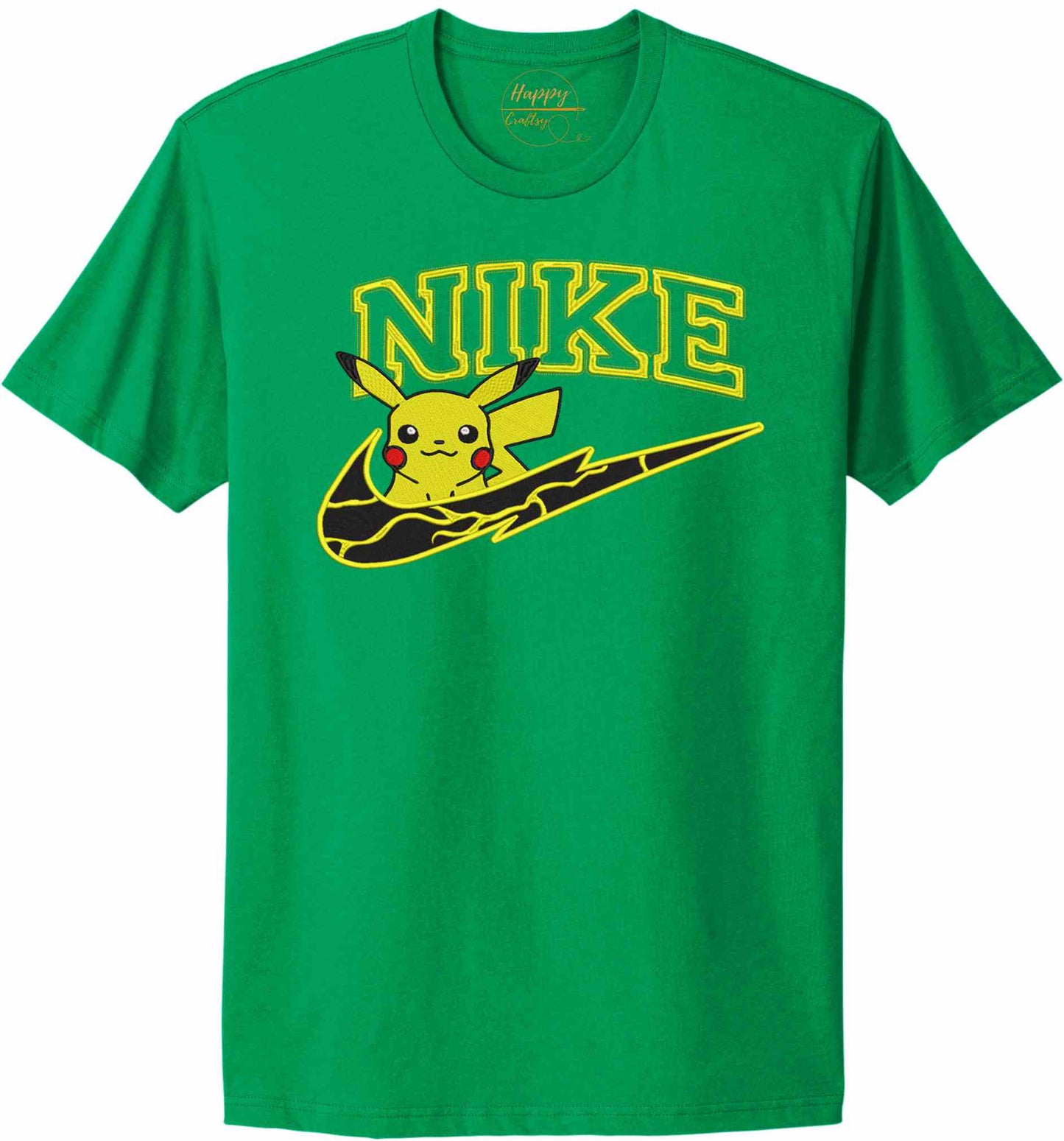 Pikachu Embroidered Logo - t-shirt