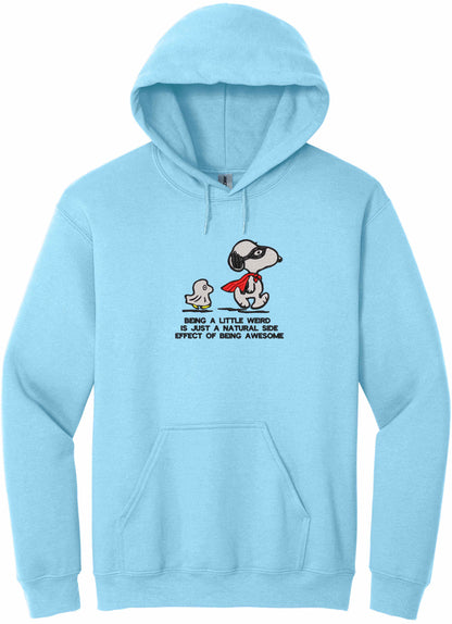 Beautiful positive message Embroidered - hoodie