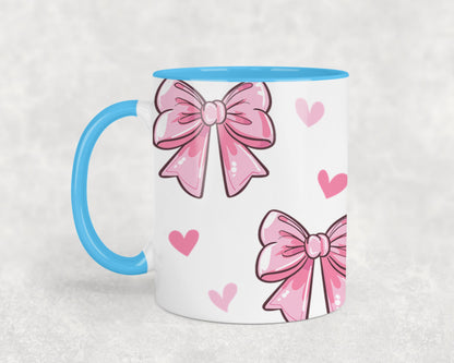 Pink Bow-9988 - mugs