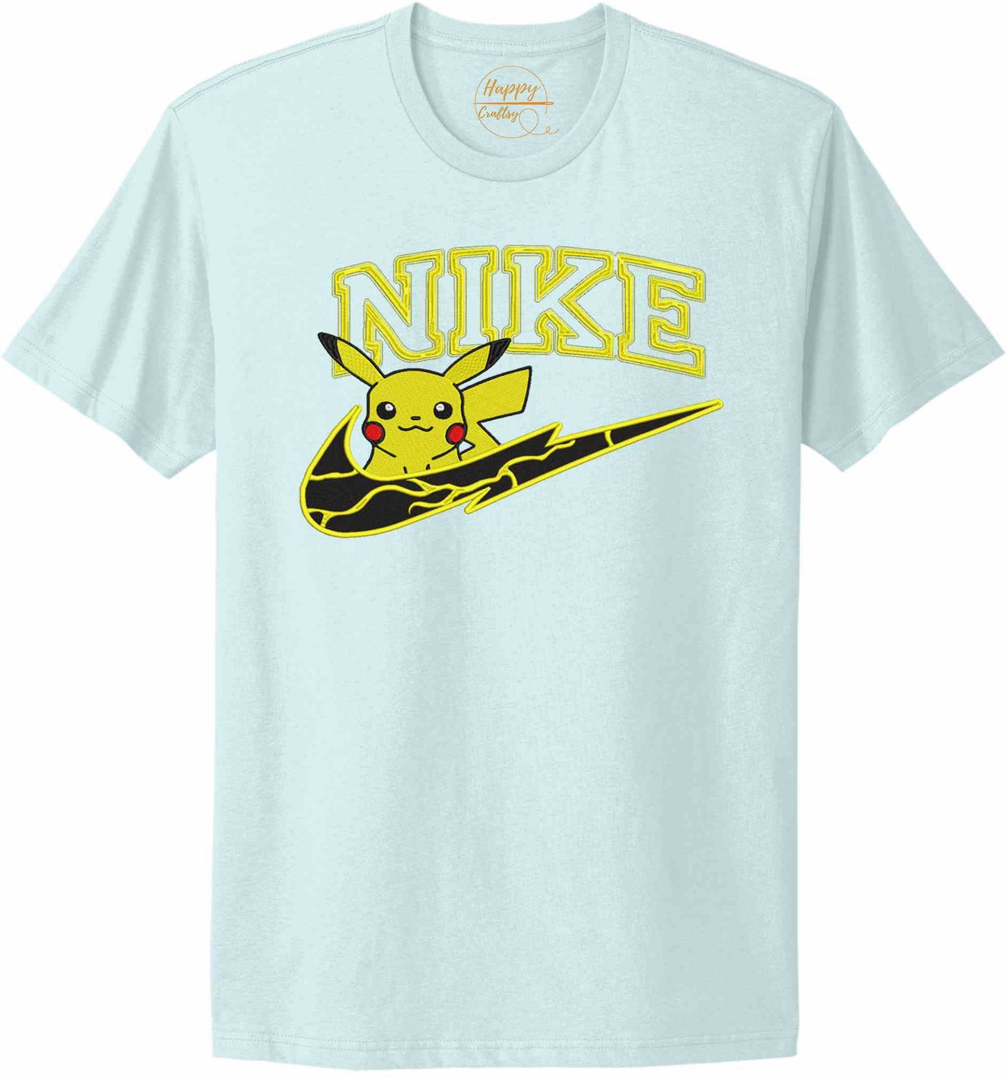 Pikachu Embroidered Logo-10776 - t-shirt