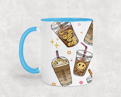 Fueled by Iced Coffee and Anxiety - mugs
