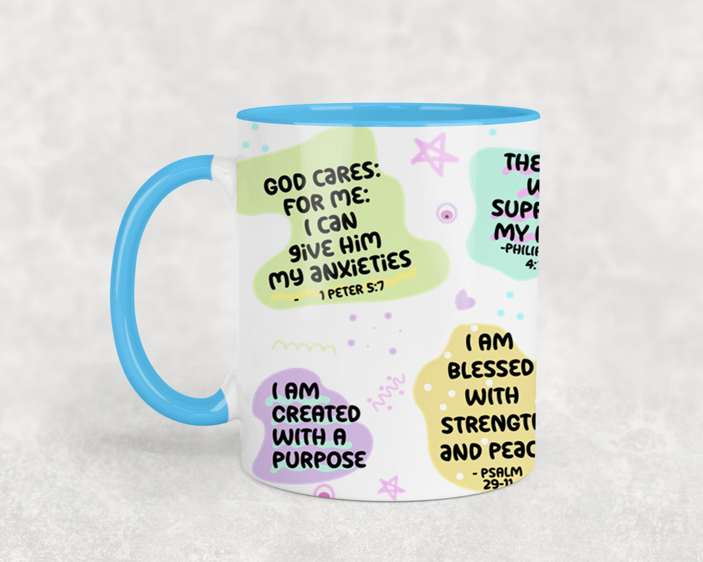 My Daily Bible Affirmation-10215 - mugs