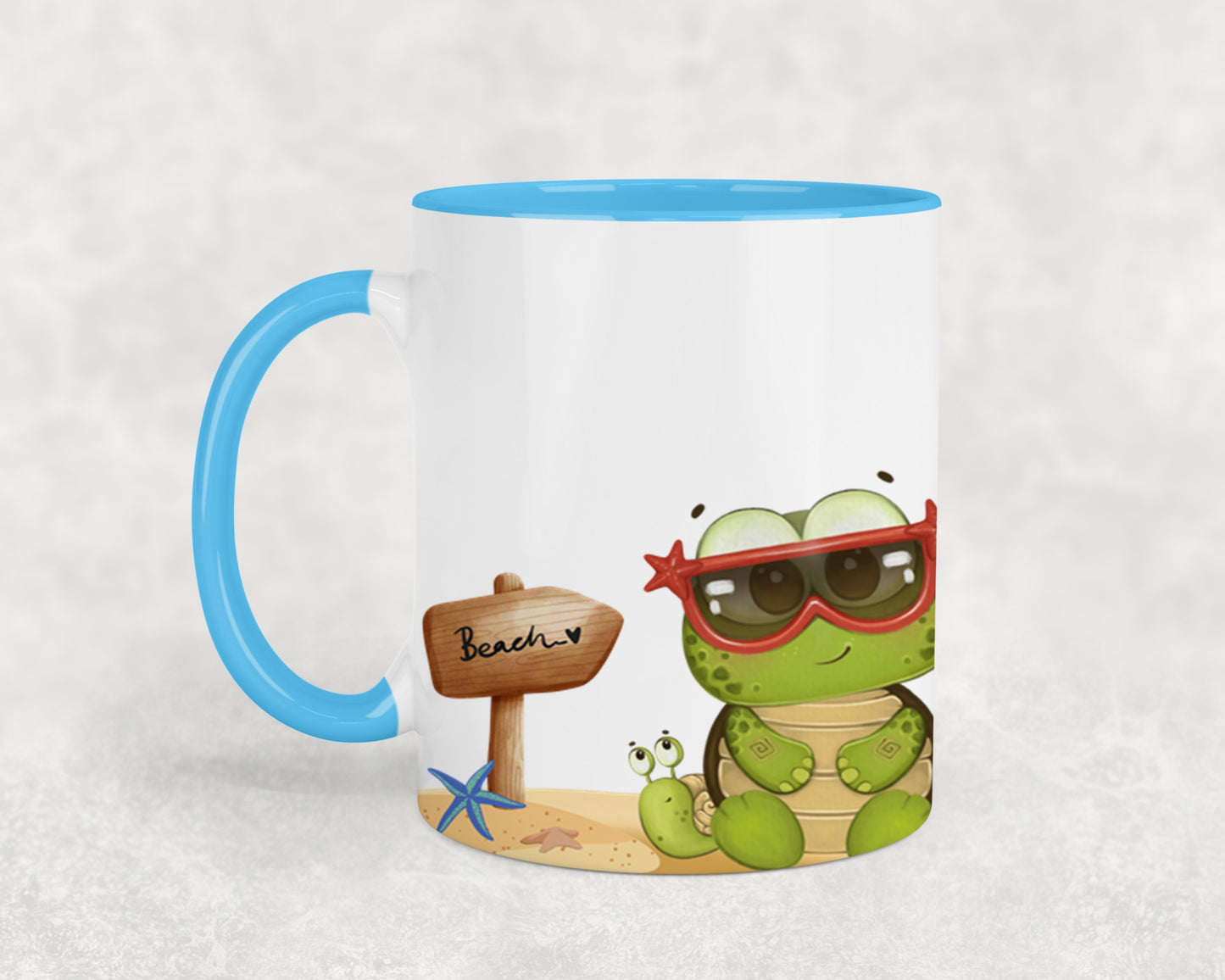 Frog on The Beach -10681 - mugs
