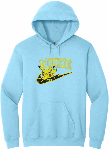 Pikachu Embroidered Logo - hoodie