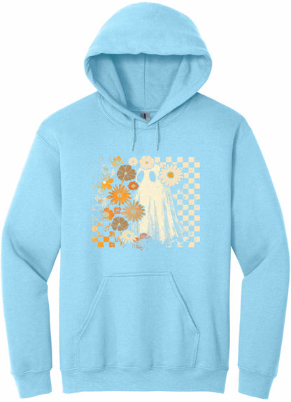 Ghost Trick or Treat Pink - hoodie
