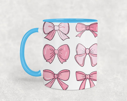 Pink Bow-9990 - mugs