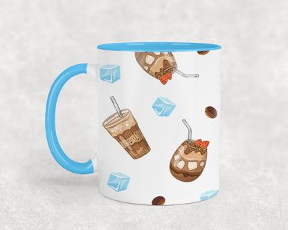 Fueled by Iced Coffee and Anxiety - mugs