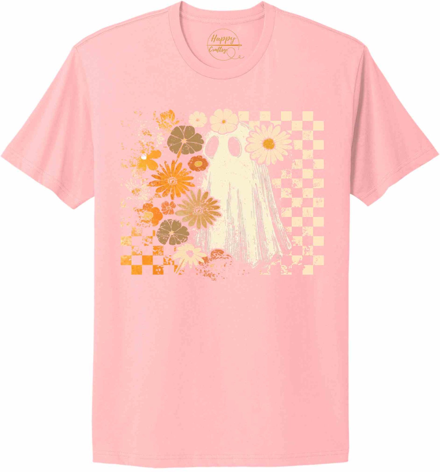 Ghost Trick or Treat Pink - t-shirt