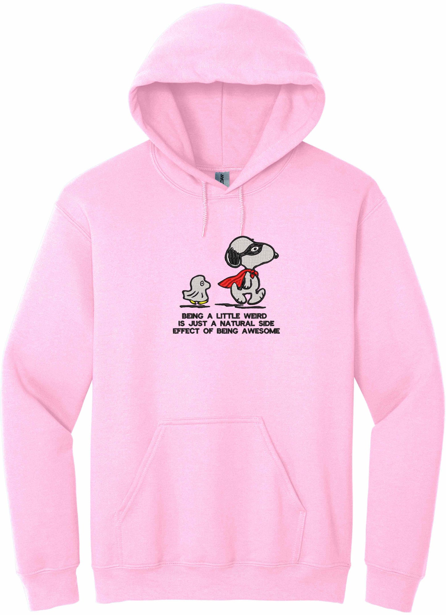 Beautiful positive message Embroidered - hoodie