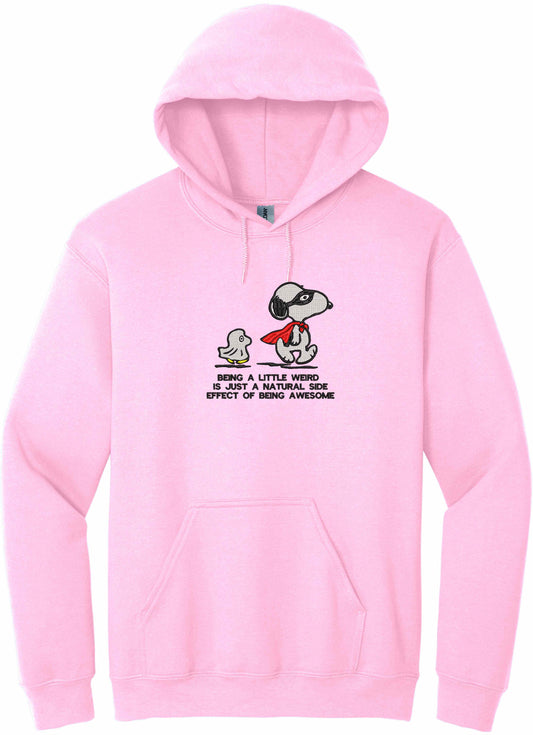 Beautiful positive message Embroidered - hoodie