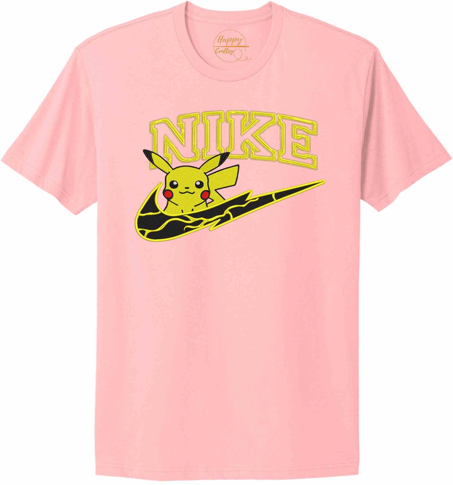 Pikachu Embroidered Logo-10776 - t-shirt