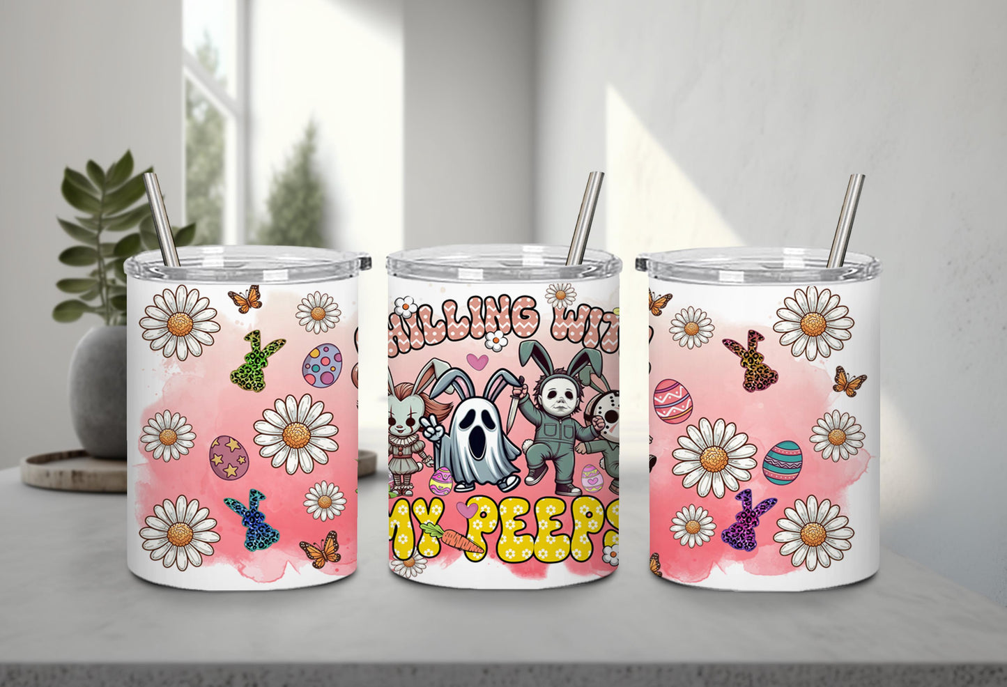 Easter Horror Killer-10332 - tumbler