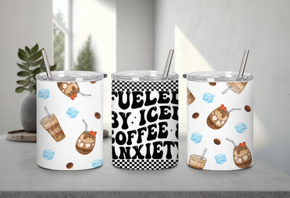 Fueled by Iced Coffee and Anxiety-9886 - tumbler