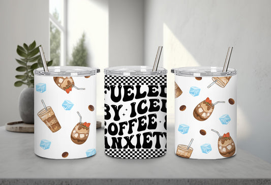 Fueled by Iced Coffee and Anxiety-9886 - tumbler