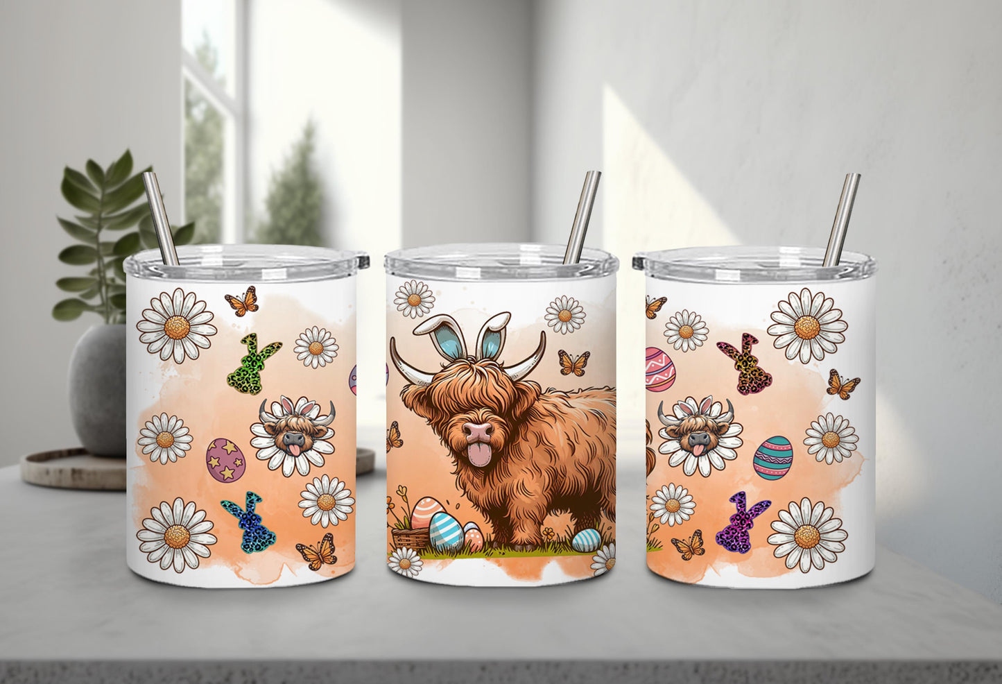 Highland Cow Easter-10376 - tumbler